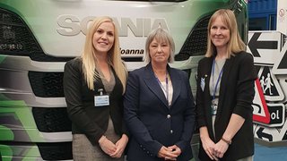 Leanne Shackleton, Corporate Partnership Manager at MOL, Jane Evison, Key Account Manager at Total People, and Wendy Blackburn, Operations Manager at Total People.