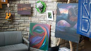 A selection of art pieces from the Tamarind Project