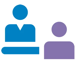 Icon of two human figures