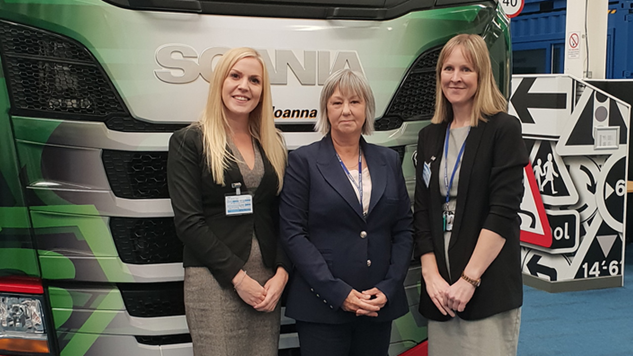 Leanne Shackleton, Corporate Partnership Manager at MOL, Jane Evison, Key Account Manager at Total People, and Wendy Blackburn, Operations Manager at Total People.