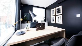 Empty work office