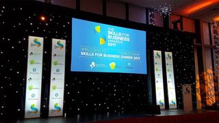 Skills for Business Awards 2017 stage