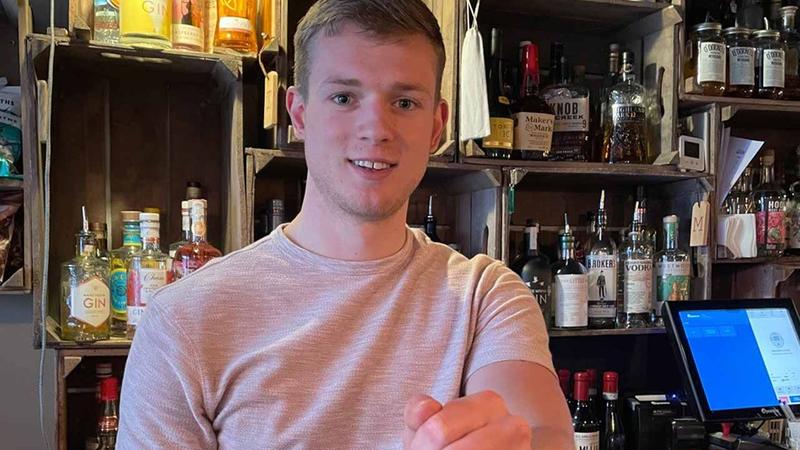 Apprentice Ollie Roberts, from Little Tap Restaurant and Bar.