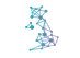 Graphic design of UK map with geometric elements
