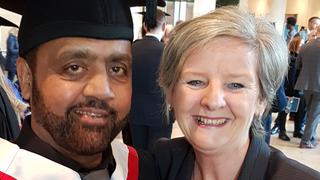 Rafiq graduation picture