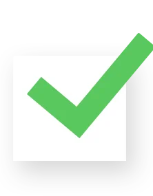 Green tick mark
