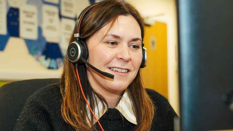 HR on the phone