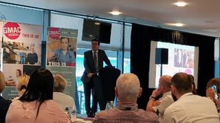 A speaker at the Greater Manchester Apprenticeship Company (GMAC) meeting