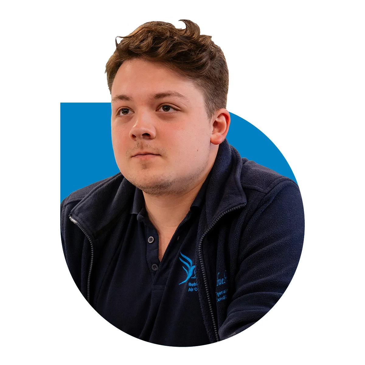 Image of a young person being attentive