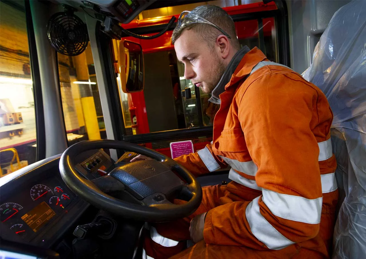 Bus engineering apprentice.